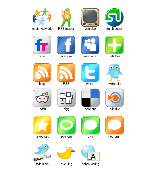 10 02 large icons social preview Large Icons Social, Free Set of Social Media Icons