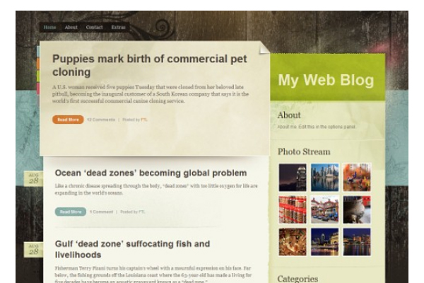 Color-Paper Color Paper 108 Free High Quality Wordpress Themes