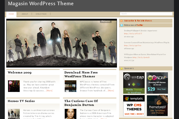 Magasin Magasin 108 Free High Quality Wordpress Themes