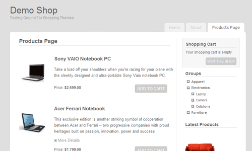 vanila-cart vanila cart 108 Free High Quality Wordpress Themes