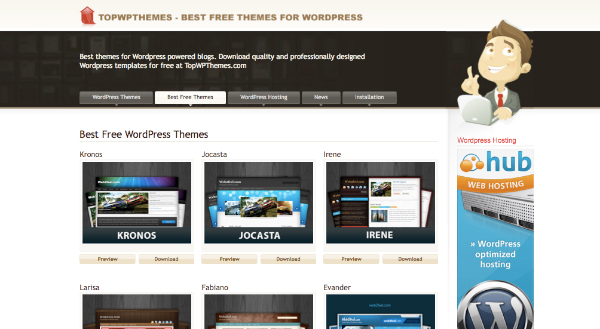 topwpthemes TopWPThemes   Get the Best  Free WordPress Themes