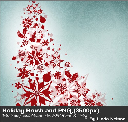 Holiday Brush and PNG